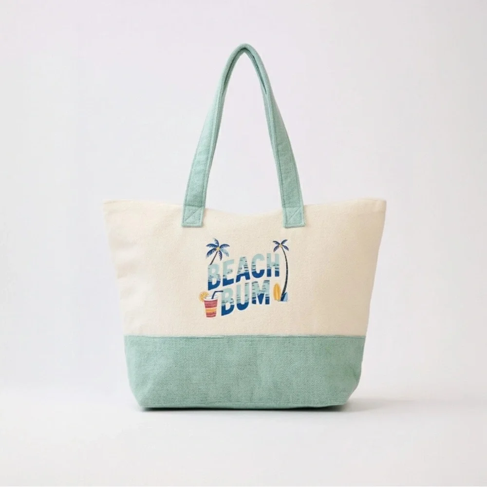 Beach Bum Terry Tote Bag - Picture 8 of 8
